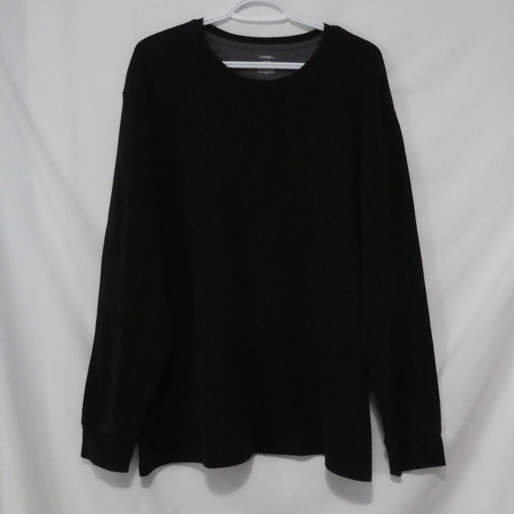GEORGE - Regular Fit | 2XL | Classic Black Long Sleeve Sweater
